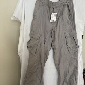 Grey cargo pants